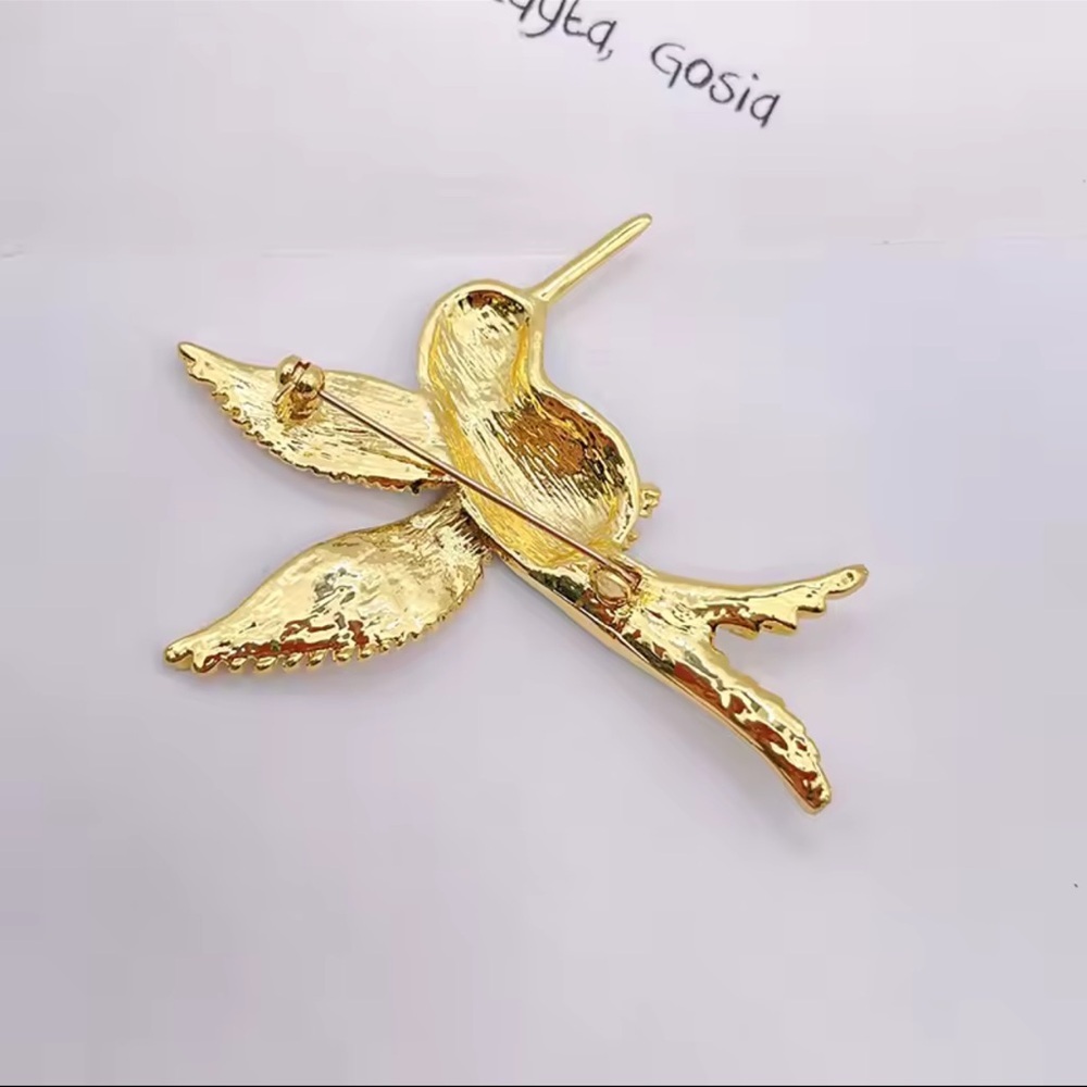 BROOCH Hummingbird Brooch | Enamel Bird Pin Jewelry

Brooch - Picture 10 of 11
